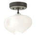 Hubbardton Forge - One Light Semi-Flush Mount - Ume - Dark Smoke- Union Lighting Luminaires Decor