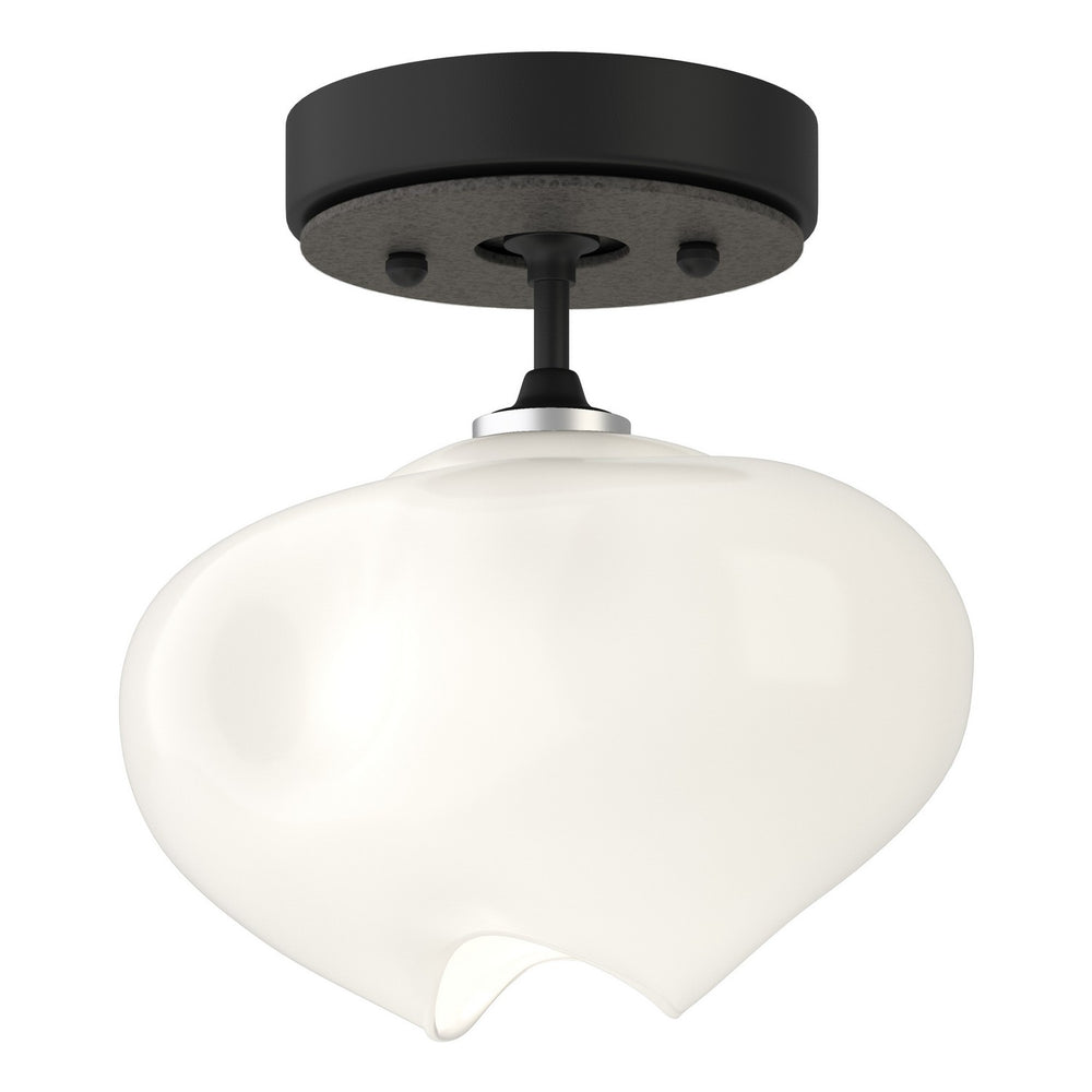 Hubbardton Forge - One Light Semi-Flush Mount - Ume - Black- Union Lighting Luminaires Decor