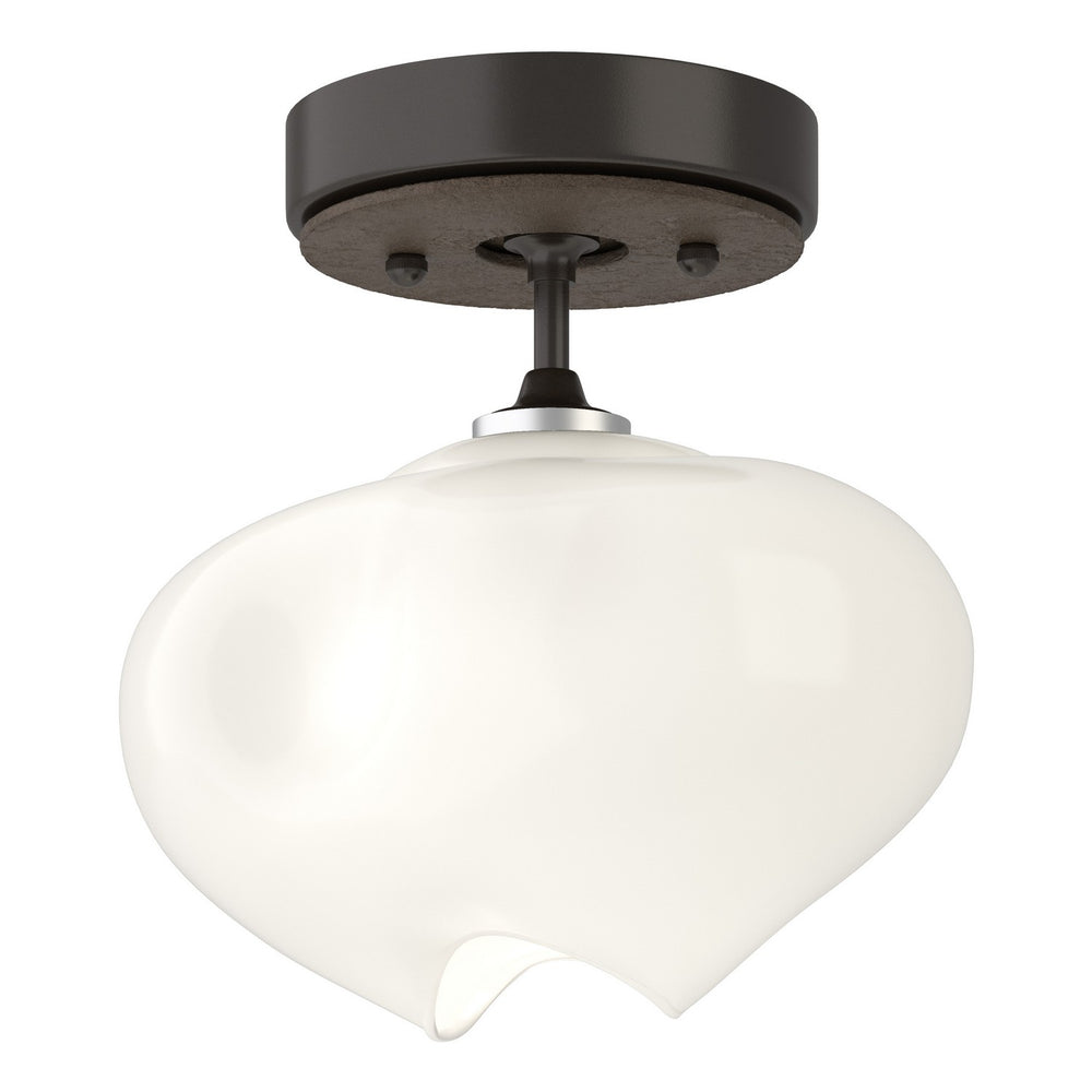 Hubbardton Forge - One Light Semi-Flush Mount - Ume - Oil Rubbed Bronze- Union Lighting Luminaires Decor