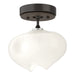 Hubbardton Forge - One Light Semi-Flush Mount - Ume - Oil Rubbed Bronze- Union Lighting Luminaires Decor