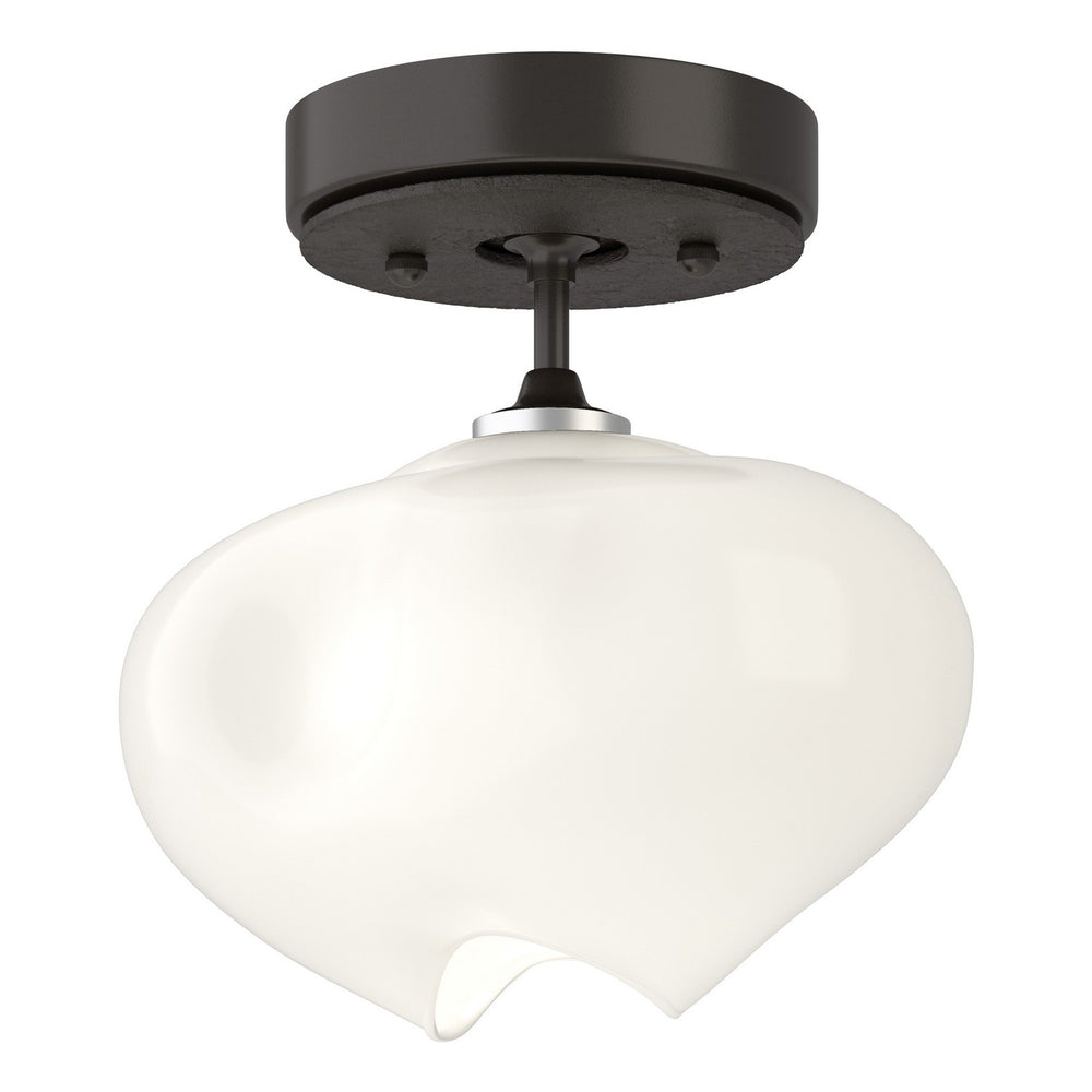 Hubbardton Forge - One Light Semi-Flush Mount - Ume - Oil Rubbed Bronze- Union Lighting Luminaires Decor