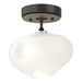 Hubbardton Forge - One Light Semi-Flush Mount - Ume - Oil Rubbed Bronze- Union Lighting Luminaires Decor