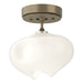 Hubbardton Forge - One Light Semi-Flush Mount - Ume - Soft Gold- Union Lighting Luminaires Decor