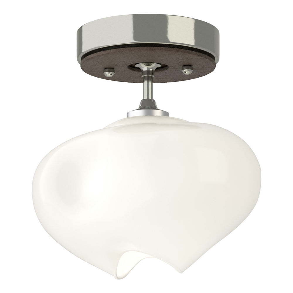 Hubbardton Forge - One Light Semi-Flush Mount - Ume - Sterling- Union Lighting Luminaires Decor