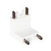 ET2 - Track Wall To Ceiling Connector - Continuum - Track - White- Union Lighting Luminaires Decor