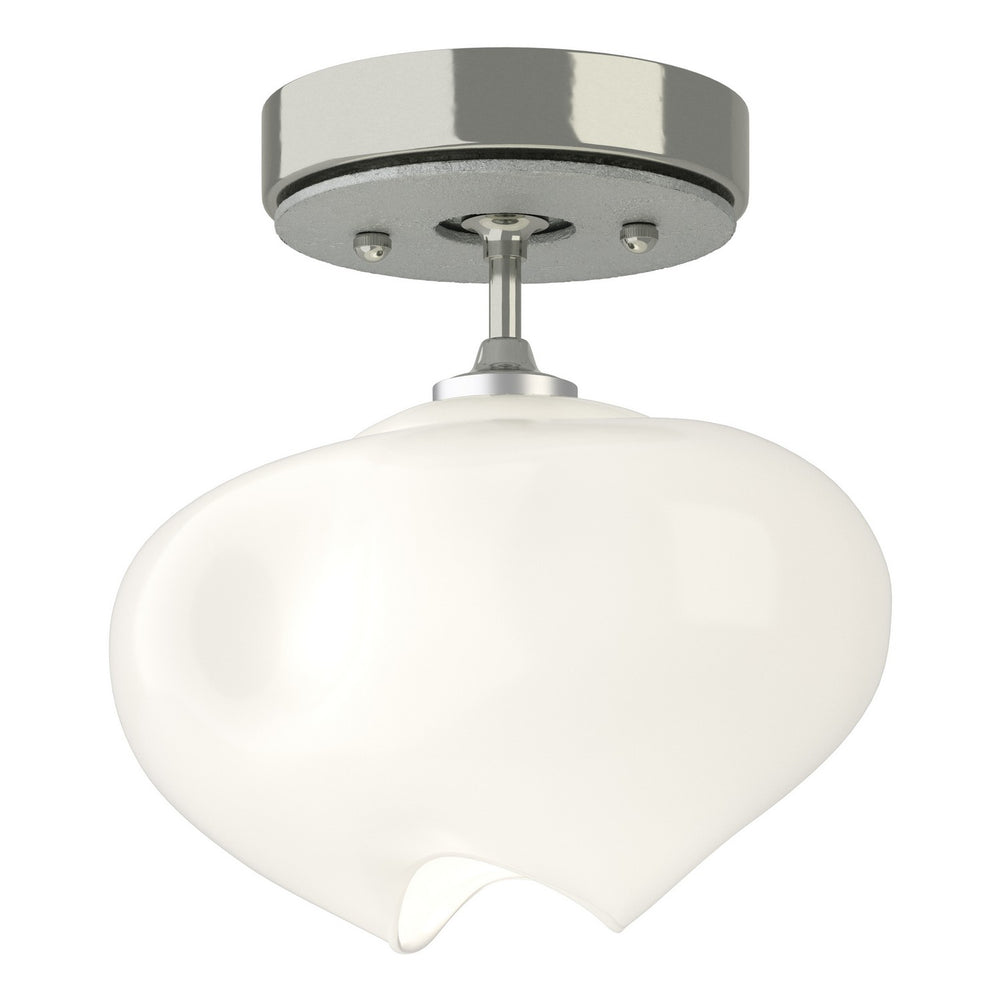 Hubbardton Forge - One Light Semi-Flush Mount - Ume - Sterling- Union Lighting Luminaires Decor