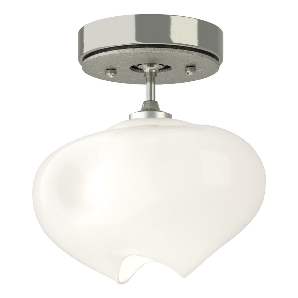 Hubbardton Forge - One Light Semi-Flush Mount - Ume - Sterling- Union Lighting Luminaires Decor