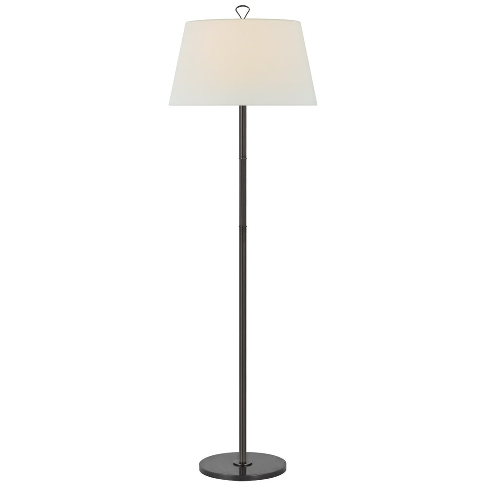 Visual Comfort Signature Canada - LED Floor Lamp - Griffin - Bronze and Chocolate Leather- Union Lighting Luminaires Decor