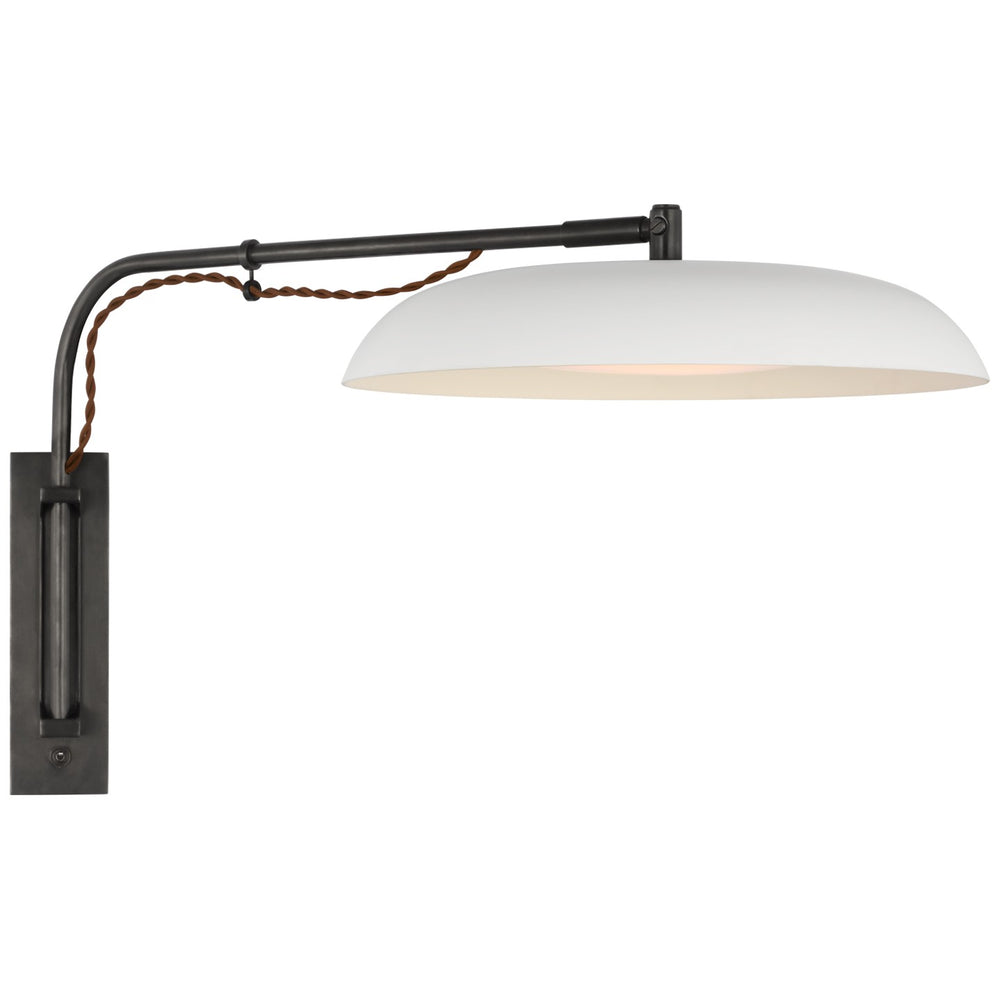 Visual Comfort Signature Canada - LED Wall Sconce - Cyrus - Bronze and White- Union Lighting Luminaires Decor