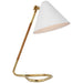 Visual Comfort Signature Canada - LED Desk Lamp - Laken - Hand-Rubbed Antique Brass And Natural Rattan- Union Lighting Luminaires Decor