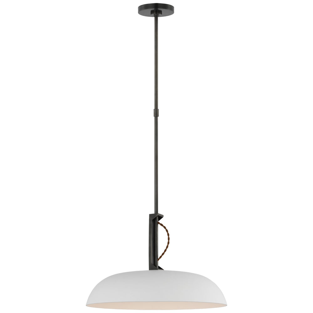 Visual Comfort Signature Canada - LED Pendant - Cyrus - Bronze and White- Union Lighting Luminaires Decor