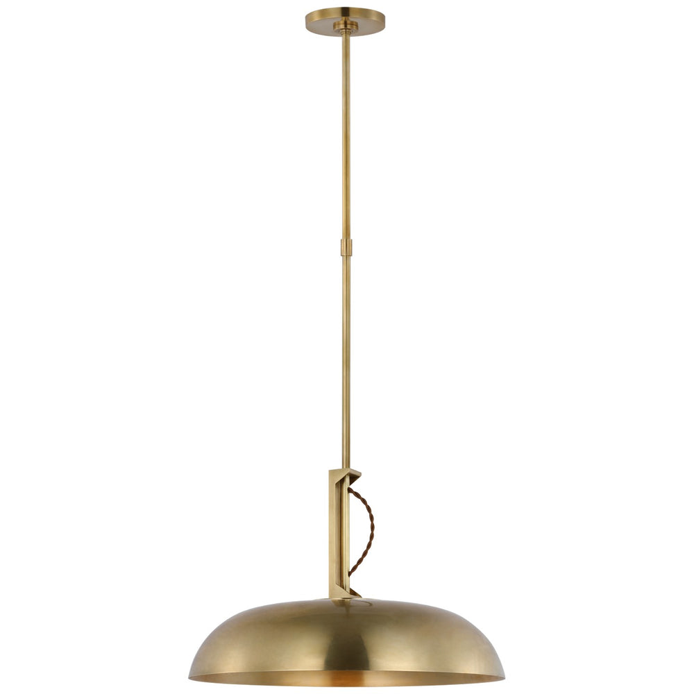 Visual Comfort Signature Canada - LED Pendant - Cyrus - Hand-Rubbed Antique Brass- Union Lighting Luminaires Decor