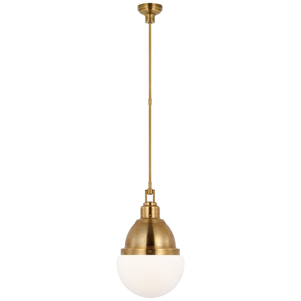 Visual Comfort Signature Canada - LED Pendant - Bernard - Hand-Rubbed Antique Brass- Union Lighting Luminaires Decor