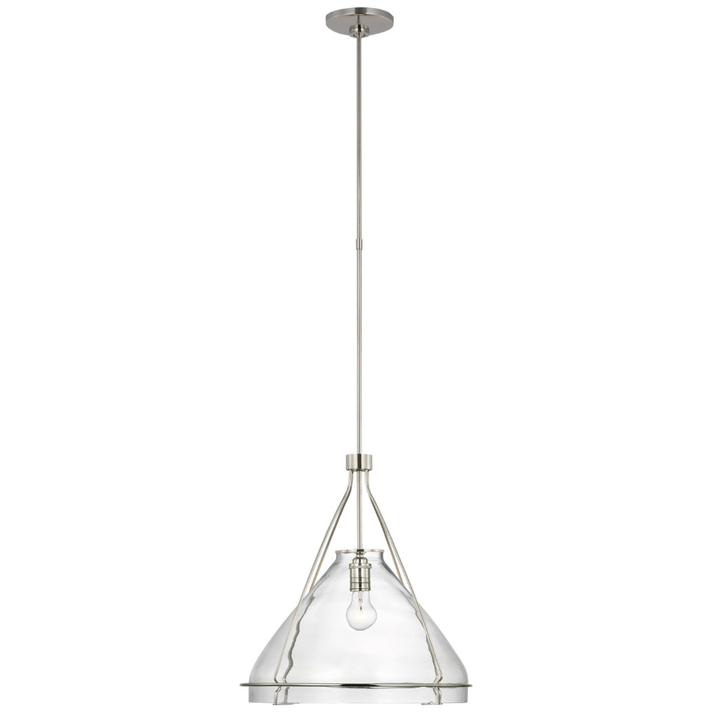 Visual Comfort Signature Canada - LED Pendant - Wren - Polished Nickel- Union Lighting Luminaires Decor