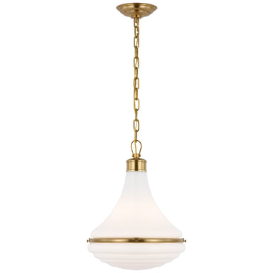 Visual Comfort Signature Canada - LED Pendant - Wesley - Hand-Rubbed Antique Brass- Union Lighting Luminaires Decor