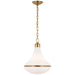 Visual Comfort Signature Canada - LED Pendant - Wesley - Hand-Rubbed Antique Brass- Union Lighting Luminaires Decor