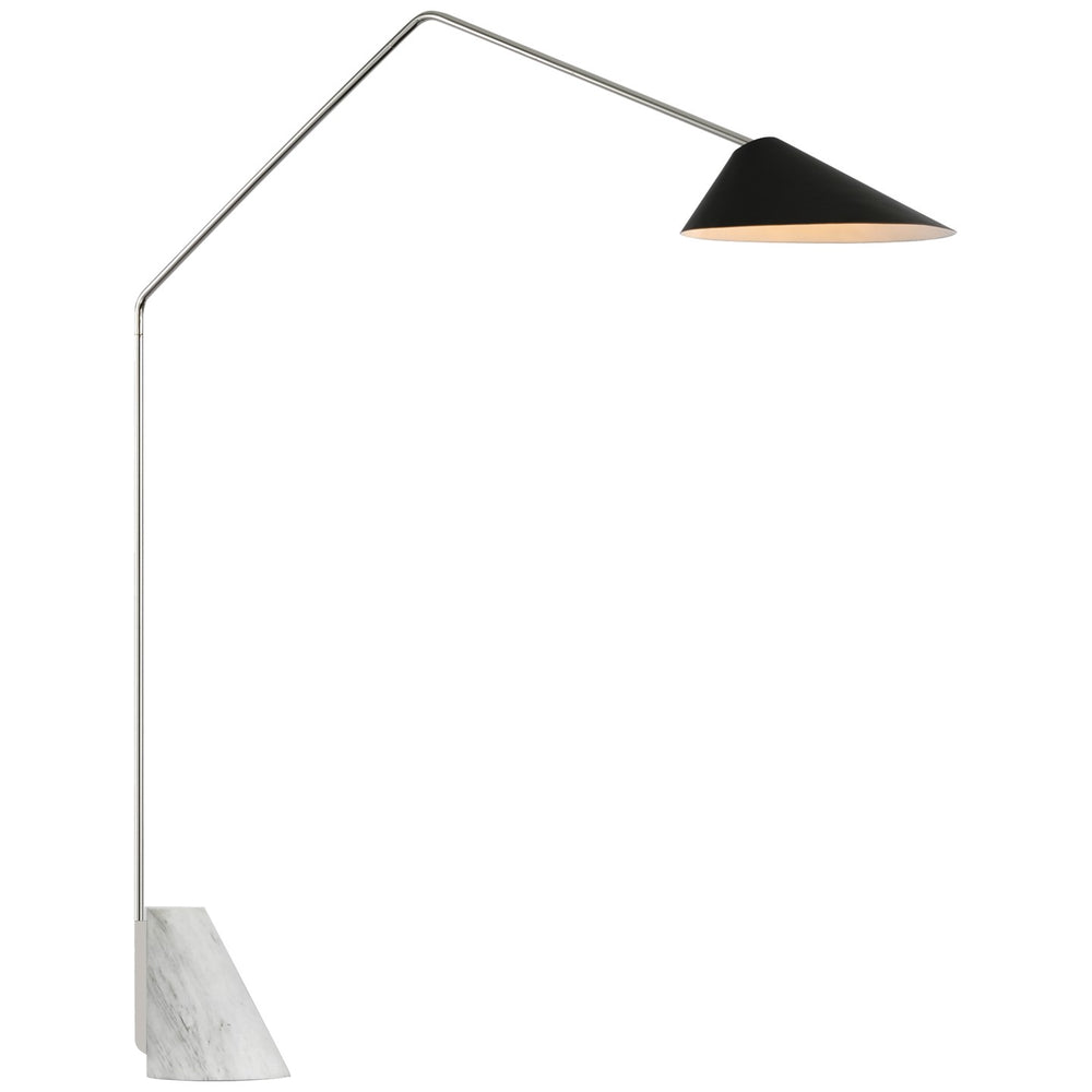 Visual Comfort Signature Canada - LED Floor Lamp - Lorna - Polished Nickel- Union Lighting Luminaires Decor