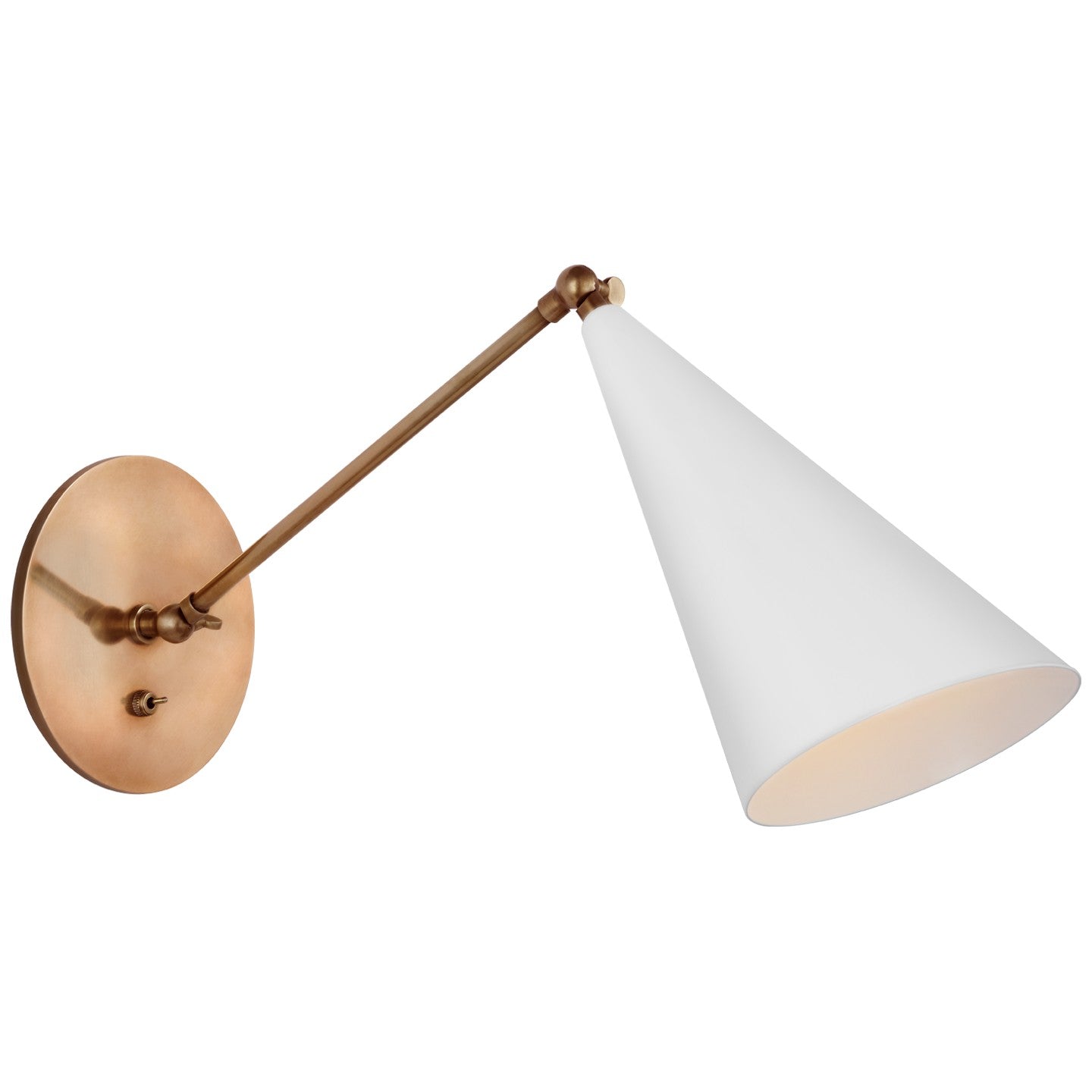 Visual Comfort Signature Canada - LED Wall Sconce - Clemente - White- Union Lighting Luminaires Decor