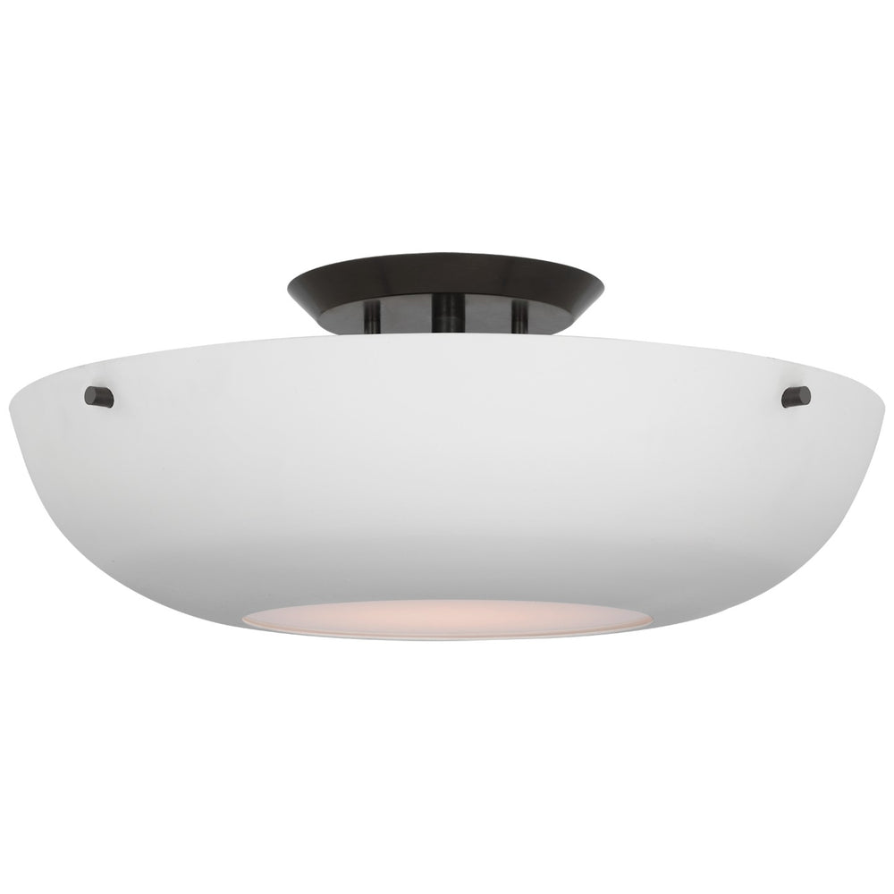 Visual Comfort Signature Canada - LED Flush Mount - Valencia - Bronze- Union Lighting Luminaires Decor