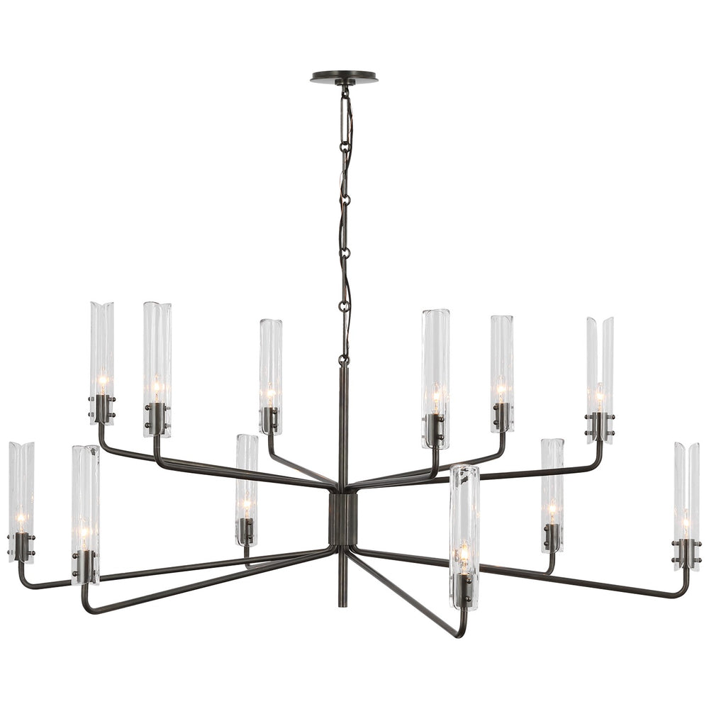 Visual Comfort Signature Canada - LED Chandelier - Casoria - Bronze- Union Lighting Luminaires Decor