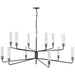 Visual Comfort Signature Canada - LED Chandelier - Casoria - Bronze- Union Lighting Luminaires Decor