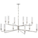 Visual Comfort Signature Canada - LED Chandelier - Casoria - Polished Nickel- Union Lighting Luminaires Decor
