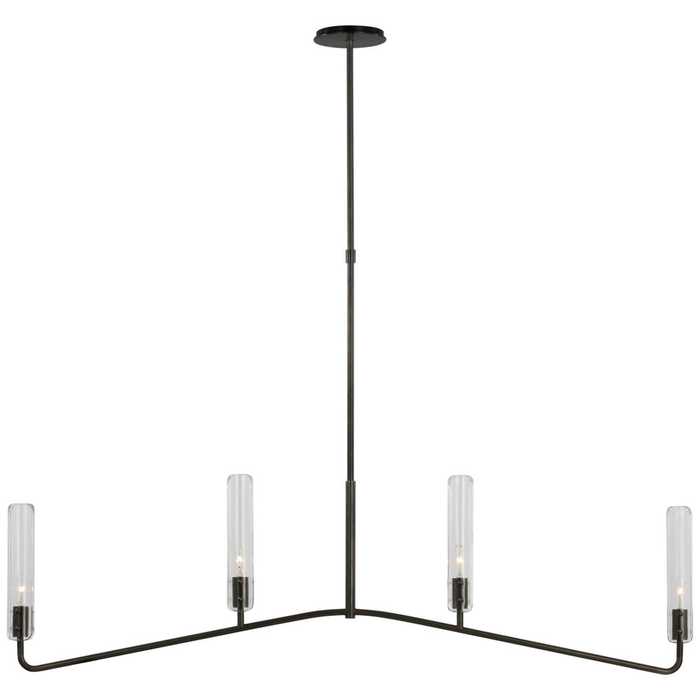 Visual Comfort Signature Canada - LED Linear Chandelier - Casoria - Bronze- Union Lighting Luminaires Decor