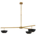 Visual Comfort Signature Canada - LED Chandelier - Valencia - Hand-Rubbed Antique Brass- Union Lighting Luminaires Decor