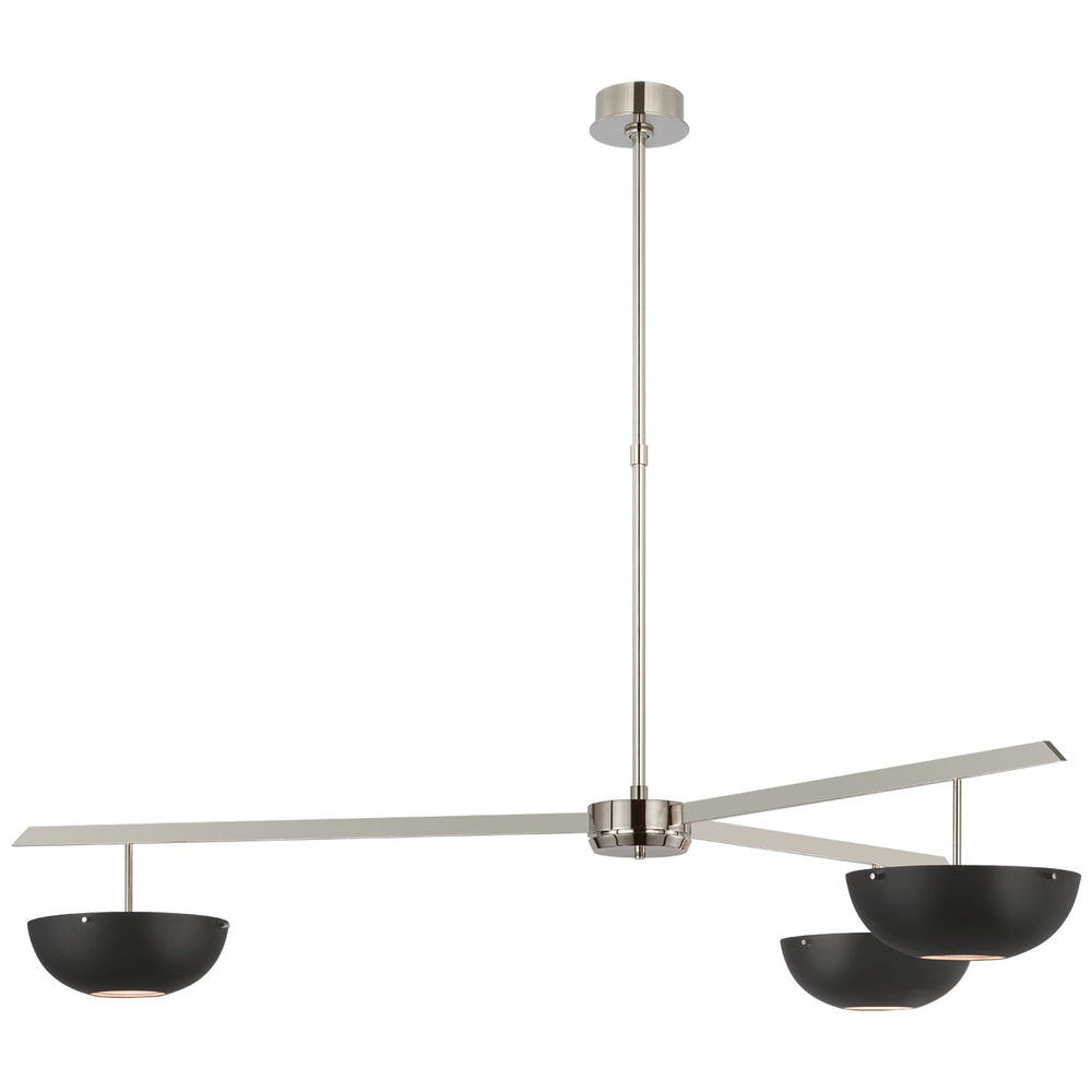 Visual Comfort Signature Canada - LED Chandelier - Valencia - Polished Nickel- Union Lighting Luminaires Decor