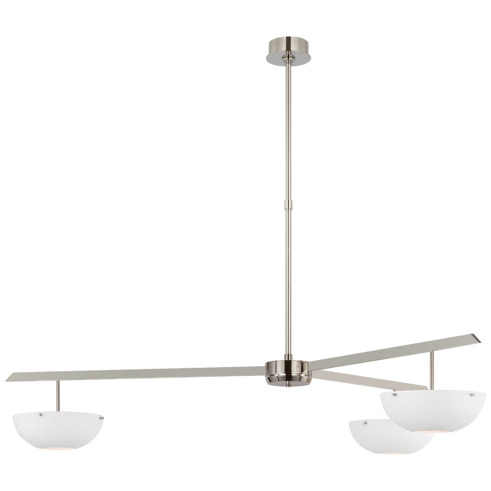 Visual Comfort Signature Canada - LED Chandelier - Valencia - Polished Nickel- Union Lighting Luminaires Decor