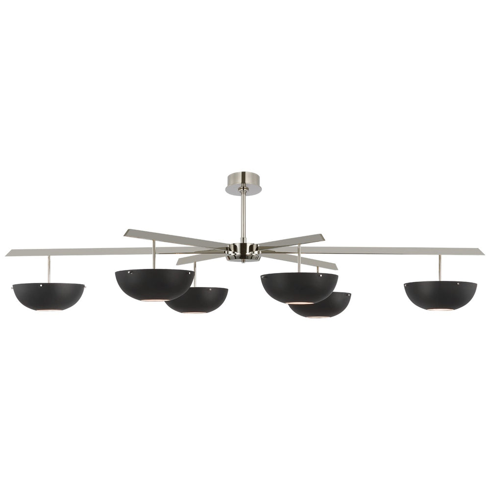 Visual Comfort Signature Canada - LED Chandelier - Valencia - Polished Nickel- Union Lighting Luminaires Decor