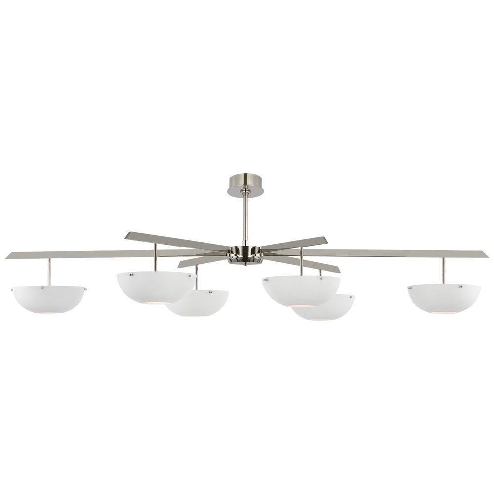 Visual Comfort Signature Canada - LED Chandelier - Valencia - Polished Nickel- Union Lighting Luminaires Decor
