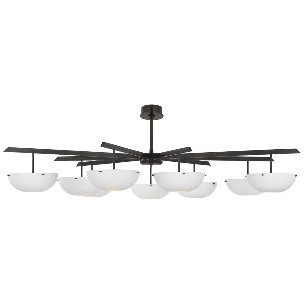 Visual Comfort Signature Canada - LED Chandelier - Valencia - Bronze- Union Lighting Luminaires Decor