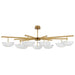 Visual Comfort Signature Canada - LED Chandelier - Valencia - Hand-Rubbed Antique Brass- Union Lighting Luminaires Decor