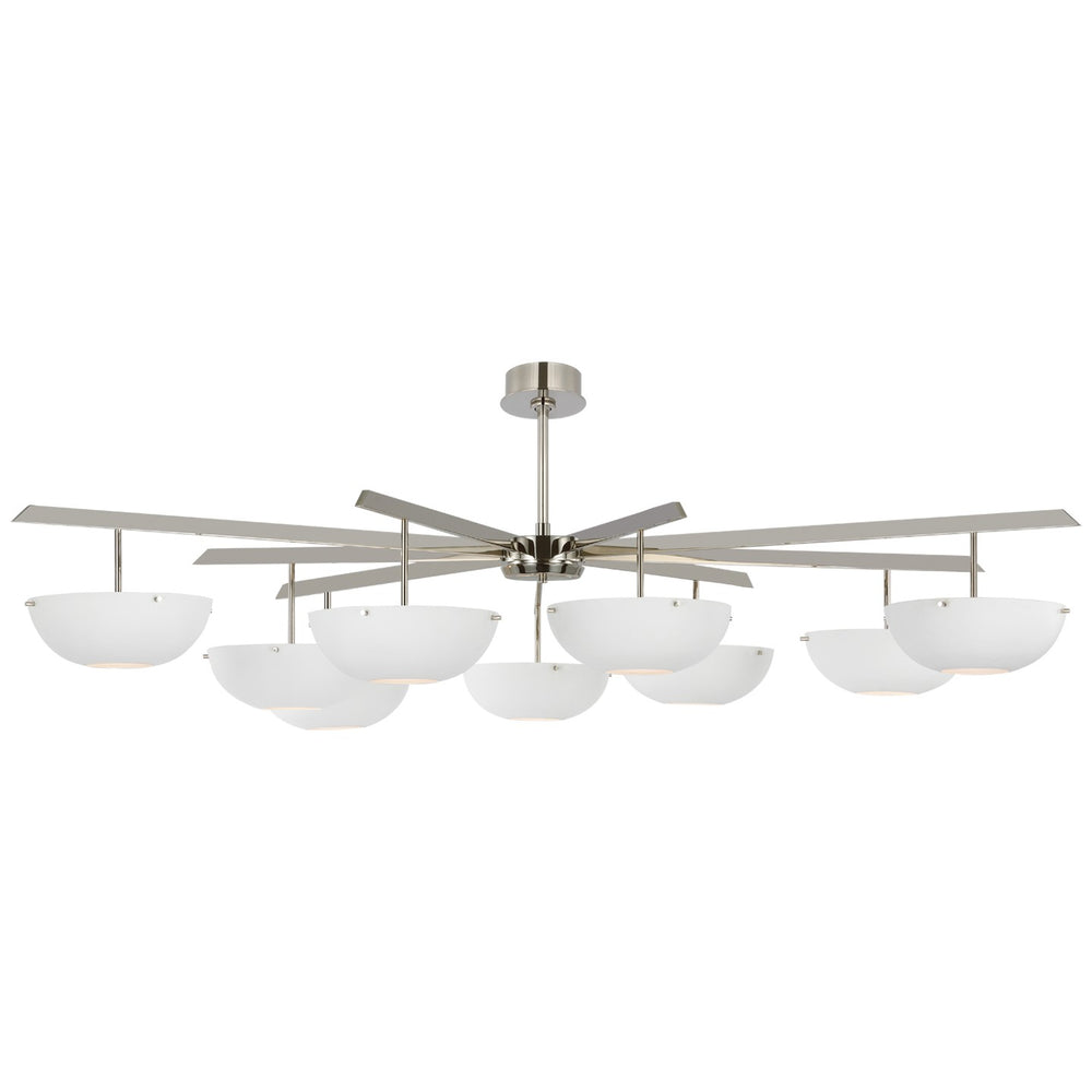 Visual Comfort Signature Canada - LED Chandelier - Valencia - Polished Nickel- Union Lighting Luminaires Decor