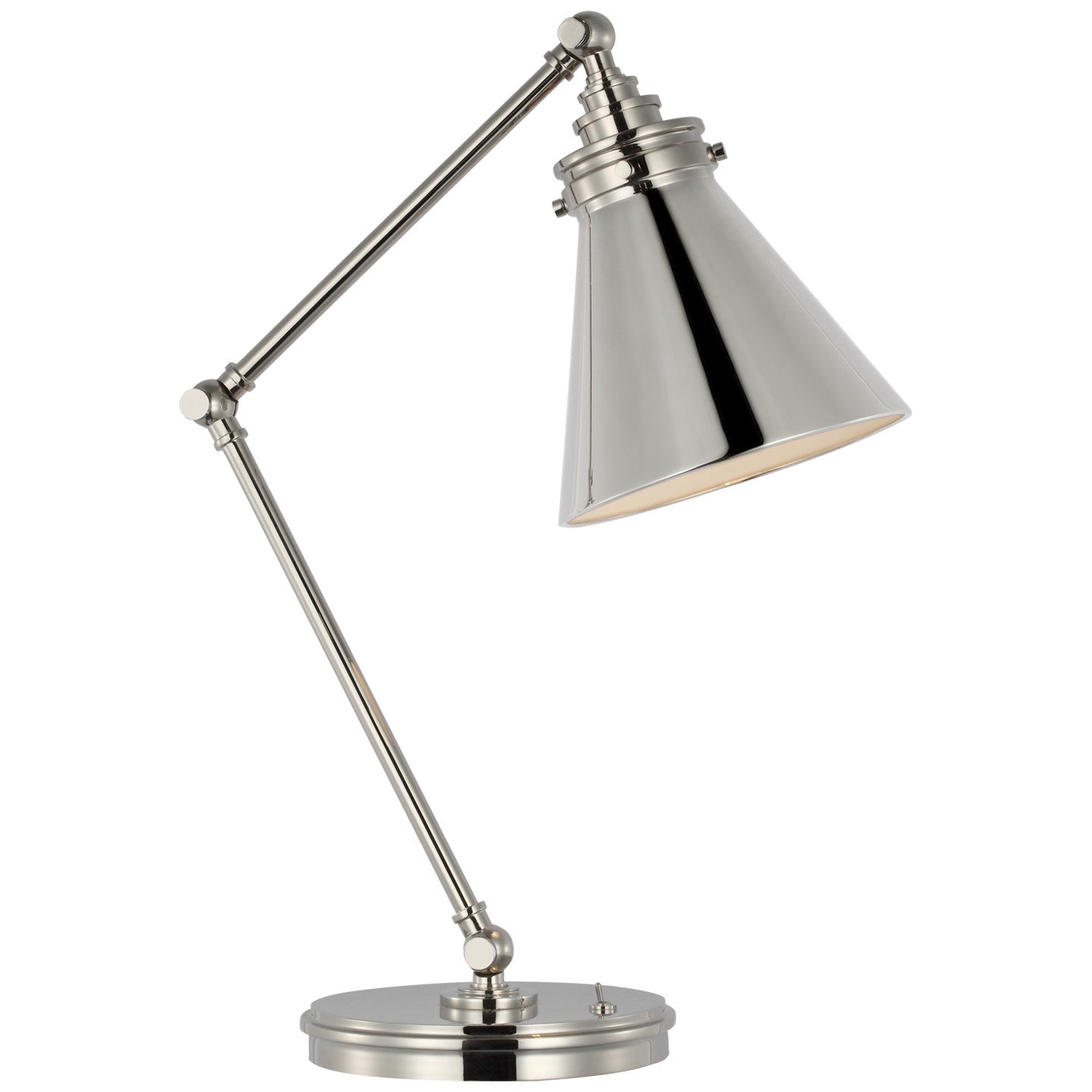 Visual Comfort Signature Canada - LED Table Lamp - Parkington - Polished Nickel- Union Lighting Luminaires Decor