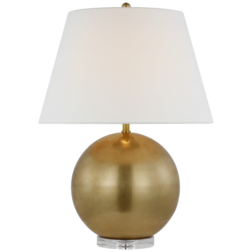 Visual Comfort Signature Canada - LED Table Lamp - Balos - Antique-Burnished Brass and Clear Glass- Union Lighting Luminaires Decor
