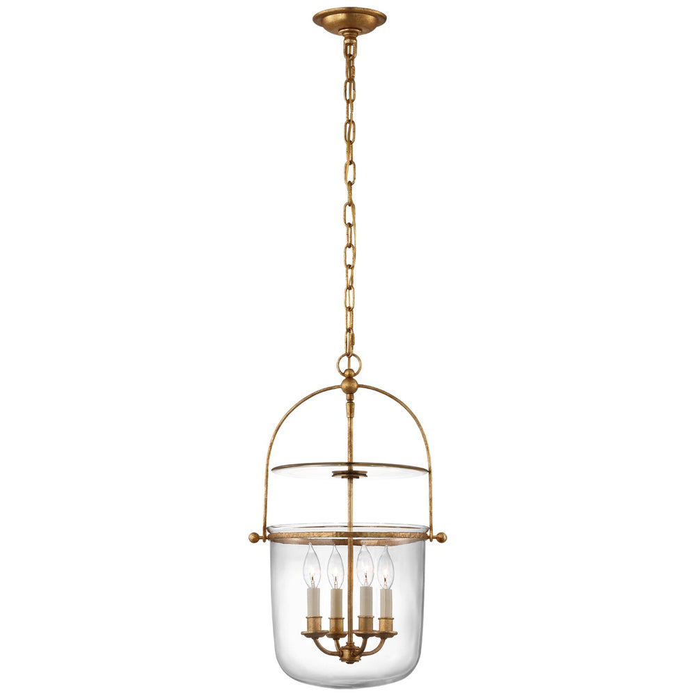 Visual Comfort Signature Canada - Four Light Lantern - Lorford - Gilded Iron- Union Lighting Luminaires Decor