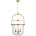 Visual Comfort Signature Canada - Four Light Lantern - Lorford - Gilded Iron- Union Lighting Luminaires Decor