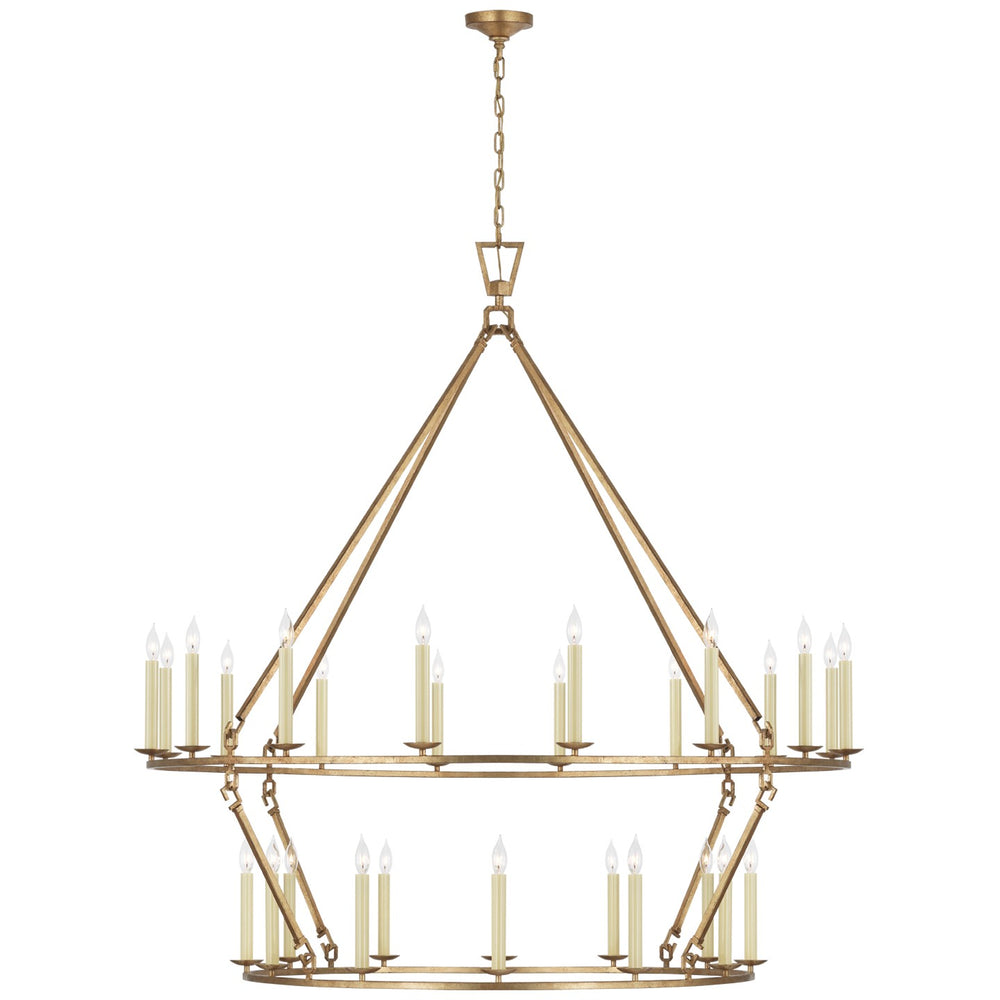 Visual Comfort Signature Canada - LED Chandelier - Darlana Ring - Gilded Iron- Union Lighting Luminaires Decor