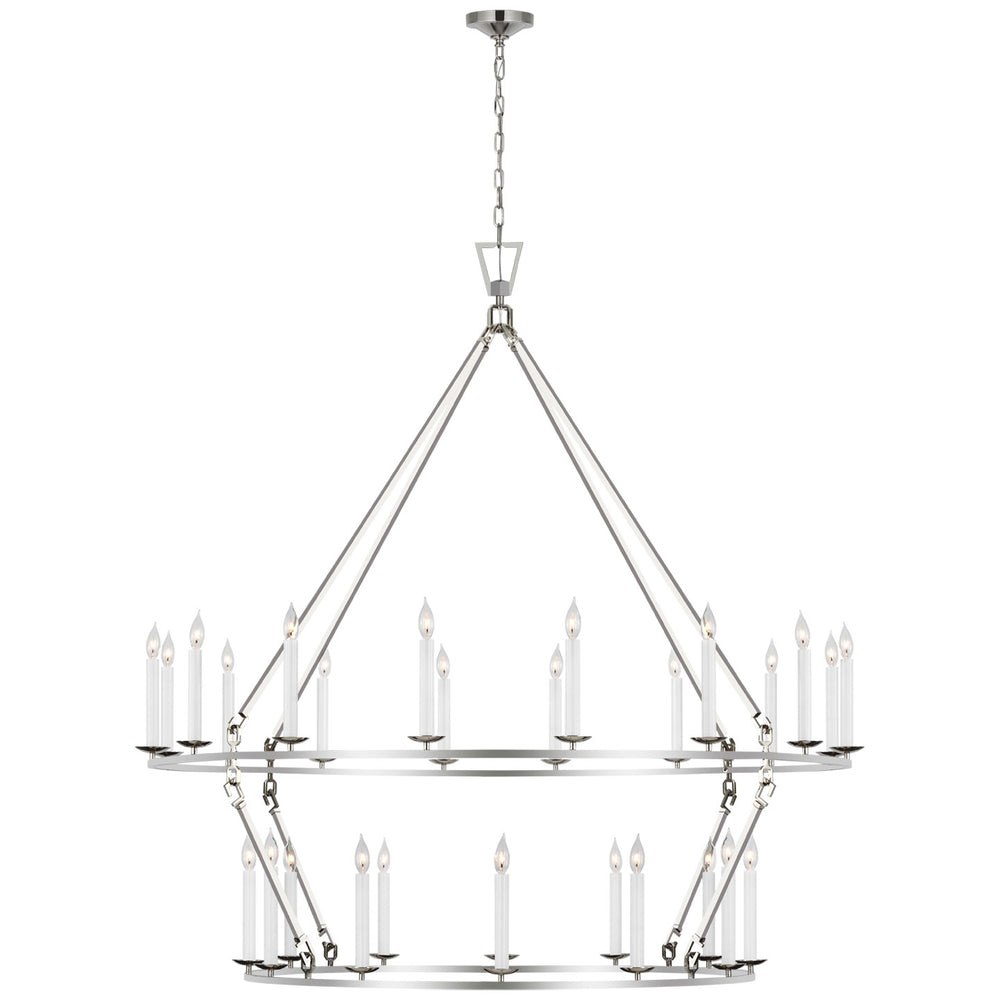 Visual Comfort Signature Canada - LED Chandelier - Darlana Ring - Polished Nickel- Union Lighting Luminaires Decor