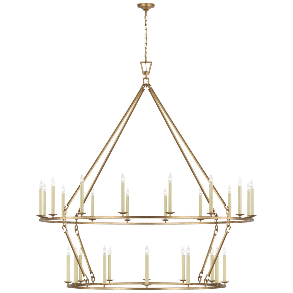 Visual Comfort Signature Canada - LED Chandelier - Darlana Ring - Gilded Iron- Union Lighting Luminaires Decor