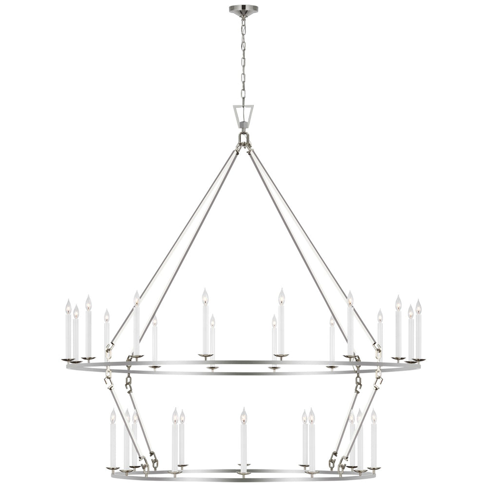 Visual Comfort Signature Canada - LED Chandelier - Darlana Ring - Polished Nickel- Union Lighting Luminaires Decor