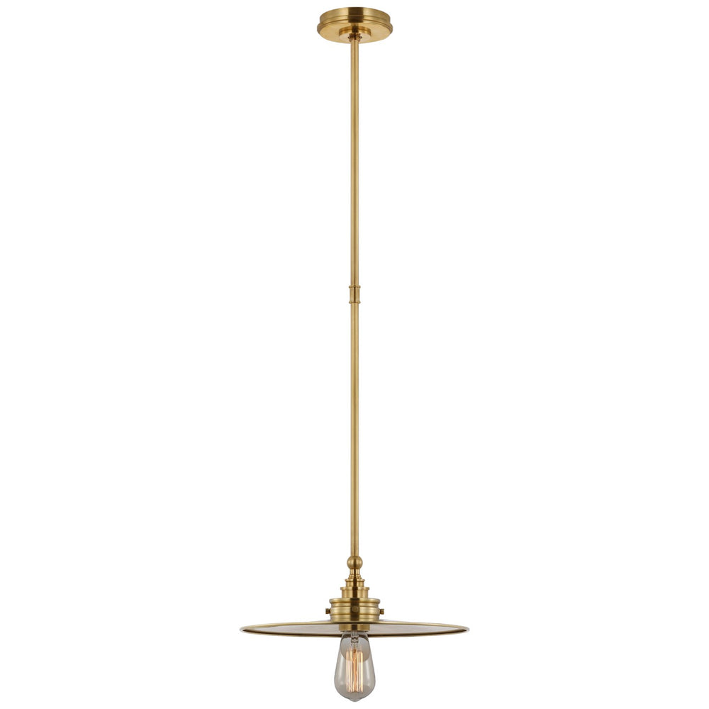 Visual Comfort Signature Canada - LED Pendant - Parkington - Antique-Burnished Brass- Union Lighting Luminaires Decor