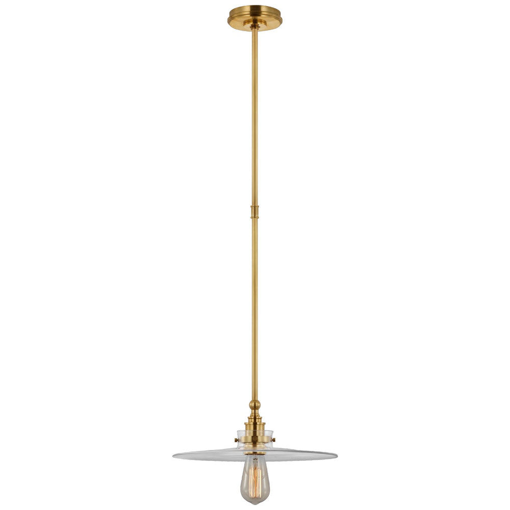 Visual Comfort Signature Canada - LED Pendant - Parkington - Antique-Burnished Brass- Union Lighting Luminaires Decor