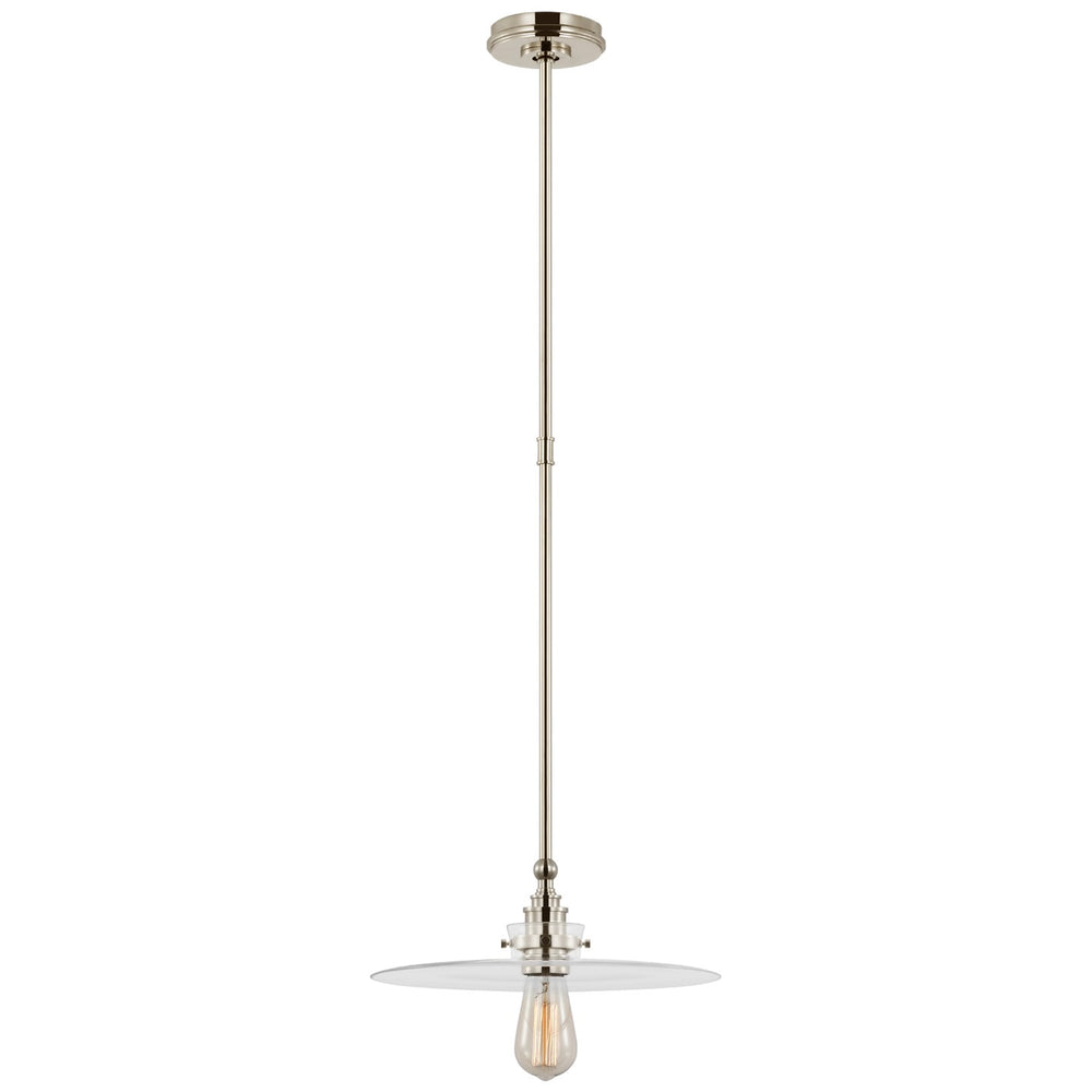 Visual Comfort Signature Canada - LED Pendant - Parkington - Polished Nickel- Union Lighting Luminaires Decor
