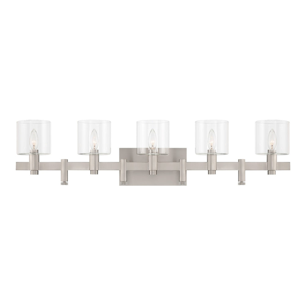 Eurofase Canada - DECATO-VAN-5LT-SN-CL - DECATO - Satin Nickel- Union Lighting Luminaires Decor