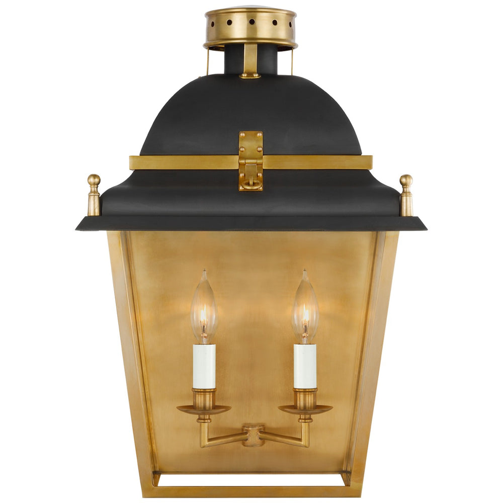 Visual Comfort Signature Canada - LED Wall Sconce - Coventry - Black and Antique-Burnished Brass- Union Lighting Luminaires Decor