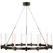 Visual Comfort Signature Canada - LED Chandelier - Mafra - Bronze- Union Lighting Luminaires Decor