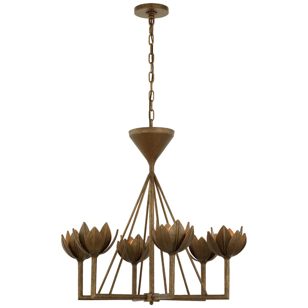 Visual Comfort Signature Canada - LED Chandelier - Alberto - Antique Bronze Leaf- Union Lighting Luminaires Decor